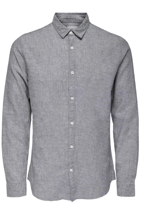 Only & Sons onscaiden ls solid linen shirt noos